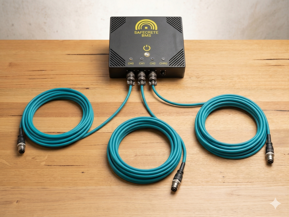 Safewall sensor kit components